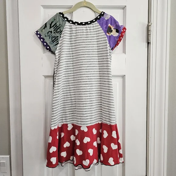 Custom Disney Villains Cruella Evil Queen Halloween Upcycle Dress - Picture 5 of 5